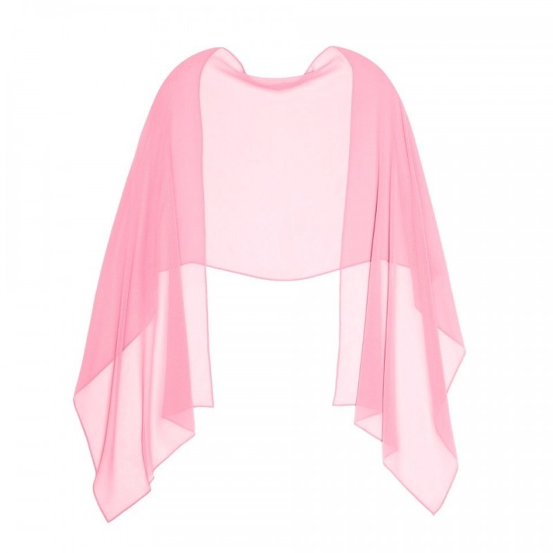 Etole mariage soie rose bonbon Etole mariage soie rose bonbon