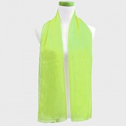 Foulard en voile vert anis