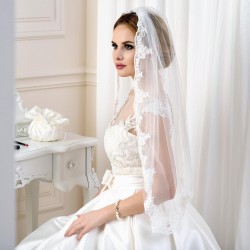 Voile mariage dentelle