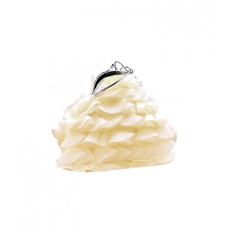 Sac mariage en satin ivoire