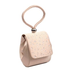 Sac mariage satin or cristal Chambord