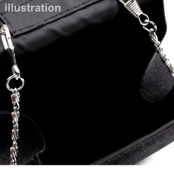 Sac mariage satin or cristal Chambord