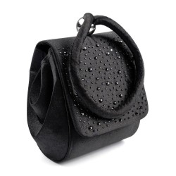 Sac mariage satin or cristal Chambord