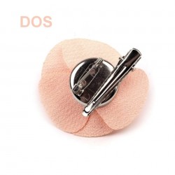 Broche ou fleur cheveux rose fuchsia
