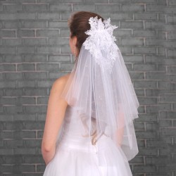 Voile mariage tulle dentelle