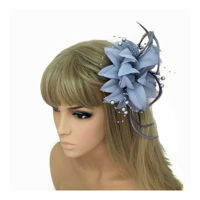 Accessoire coiffure mariage fleur perles