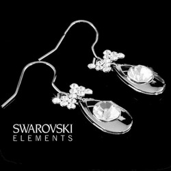 Boucles d oreilles sexy cristal Swarovski