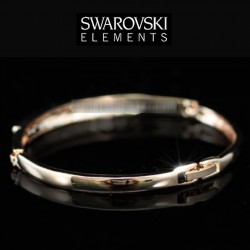 Bracelet cristal Swarovski or rose
