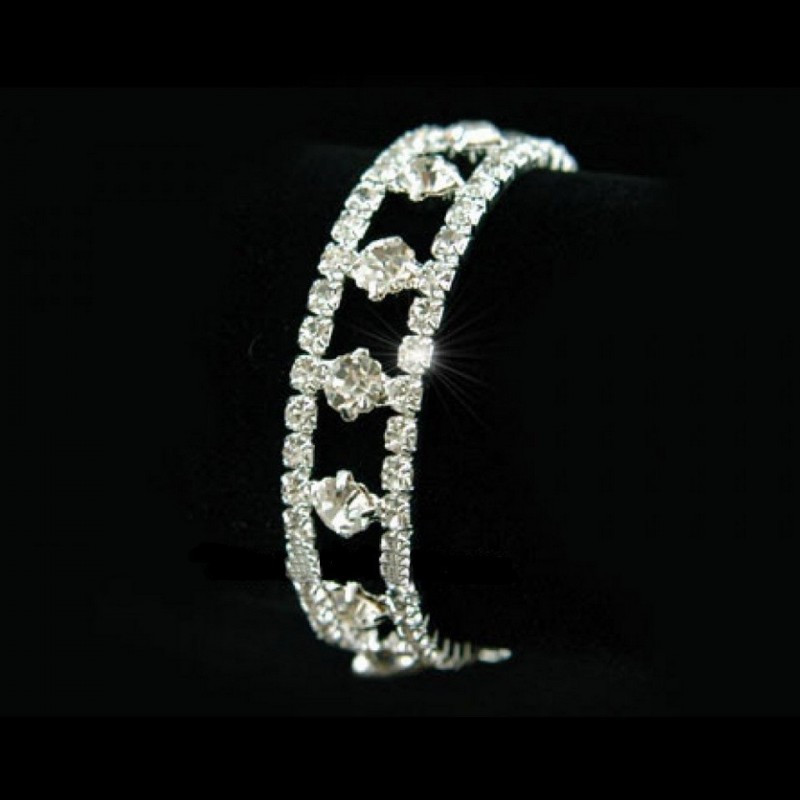 Bracelet papillon en cristal strass Swarovski