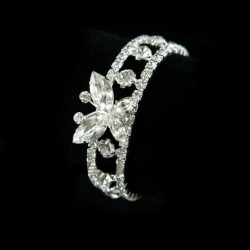 Bracelet papillon en cristal strass Swarovski