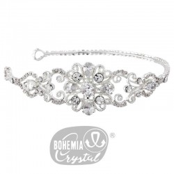 Headband mariee en cristal vintage