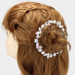 Vigne cheveux cristal AB