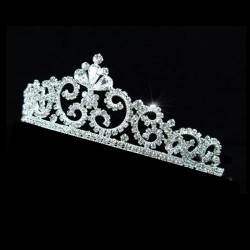 Diademe de mariee en cristal style couronne
