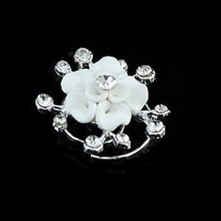 4 spirales mariage fleur ceramique cristal