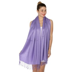 Foulard Etole pashmina violet clair