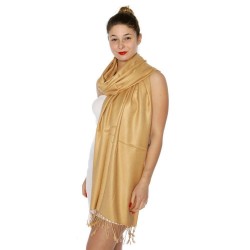 Foulard Etole pashmina camel