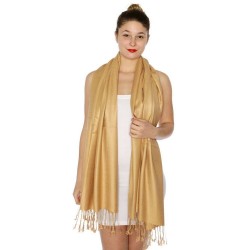 Foulard Etole pashmina camel