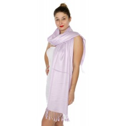 Foulard Etole pashmina mauve lavande