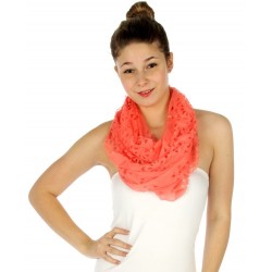 Foulard Etole corail découpes laser