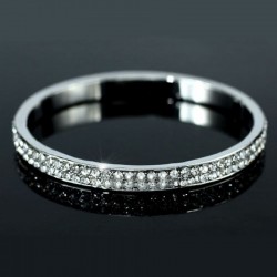 Bracelet rigide en cristal