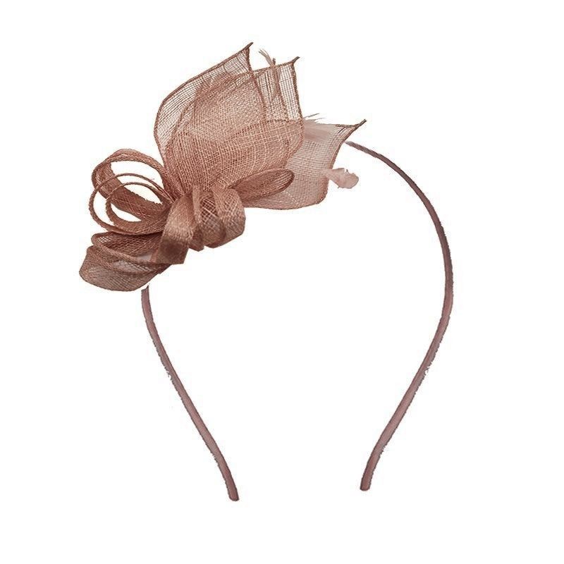 Chapeau mariage Accessoire coiffure mariage marron