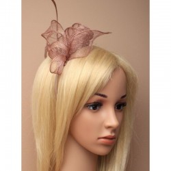 Chapeau mariage Accessoire coiffure mariage marron