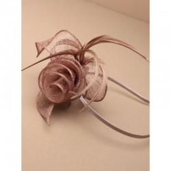 Chapeau mariage Accessoire coiffure mariage marron