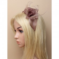 Chapeau mariage Accessoire de coiffure mariage marron