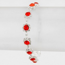 Bracelet cristal rouge