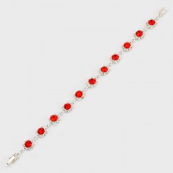 Bracelet cristal rouge