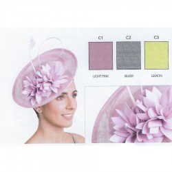 Chapeau mariage Chapeau mariage fleurs roses