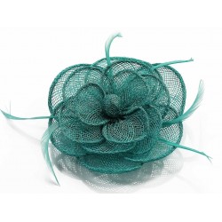 Chapeau mariage Accessoire de coiffure bleu vert turquoise