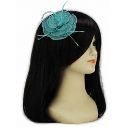 Chapeau mariage Accessoire de coiffure bleu vert turquoise