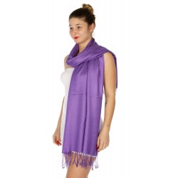 Foulard Etole pashmina violet