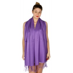 Foulard Etole pashmina violet