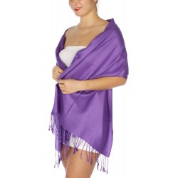 Foulard Etole pashmina violet