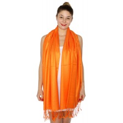 Foulard Etole pashmina orange