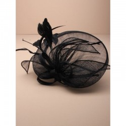 Chapeau mariage noir