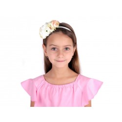 Bandeau floral stretch / Accessoire de coiffure mariage champêtre
