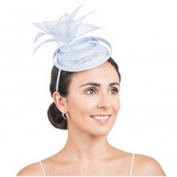 Chapeau de mariage bleu ciel / Bibi chapeau mariage, accessoire de coiffure