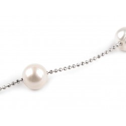 Collier de perles nacrées / collier perles mariage, perles mariée